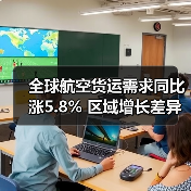 全球航空货运需求同比涨5.8% 区域增长差异显著(图4) 全球航空货运需求同比涨5.8% 区域增长差异显著(图4)