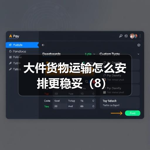 大件货物运输怎么安排更稳妥