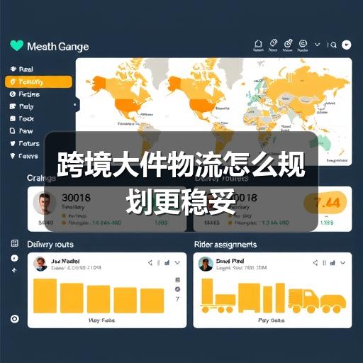 跨境大件物流怎么规划更稳妥