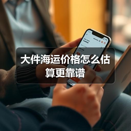 大件海运价格怎么估算更靠谱
